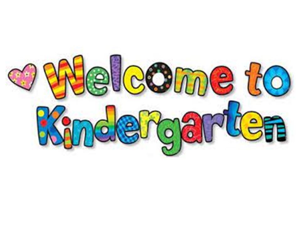 Kindergarten Welcome - Wednesday, August 9th at 10:00 AM